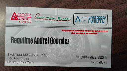 Corral Autos Usados, Monterrey SN, Rodríguez, 88630 Reynosa, Tamps., México, Concesionario de coches de segunda mano | TAMPS