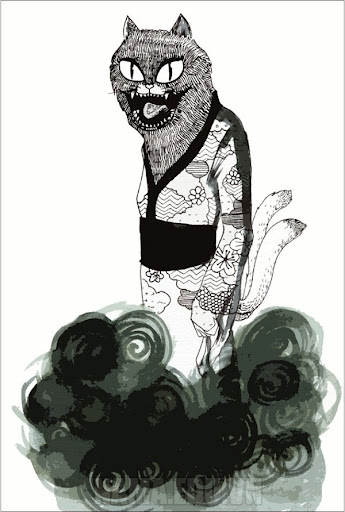Truyền thuyết mèo ma ca rồng - "hồ ly tinh" Nhật Bản Aq