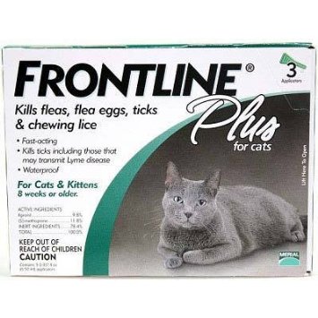  New - Plus For All Cats And Kittens 3 Month Supply by Frontline