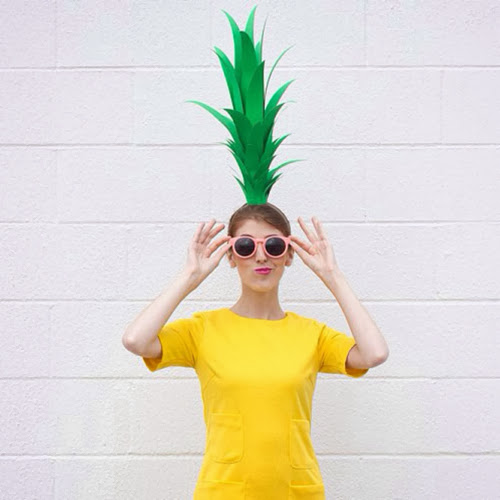la reines blog: Last Minute: Ananas Kostüm zum Selbermachen