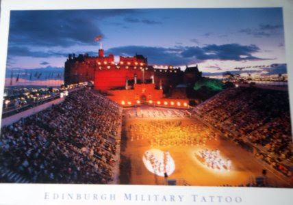 Edinburgh, postcards, direct swap