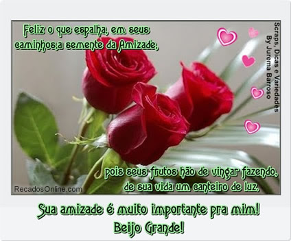 recados de Amizade para orkut