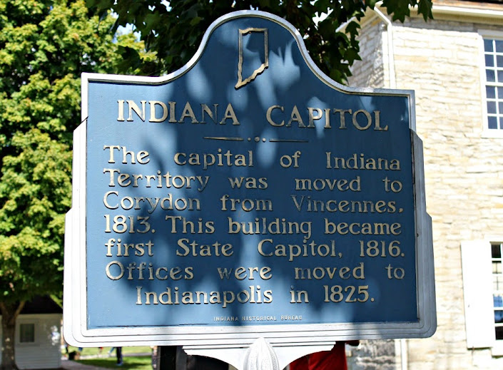 Former Indiana State Capital Building in Corydon Indiana