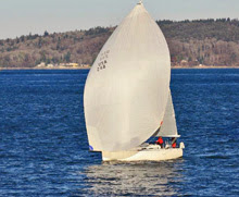 J/109 sailing off Seattle