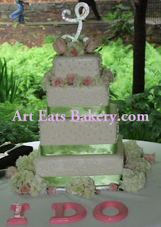 Mendi+Teats Creative & Colorful Wedding Cake Designs - Art Eats Bakery - Taylor's ...