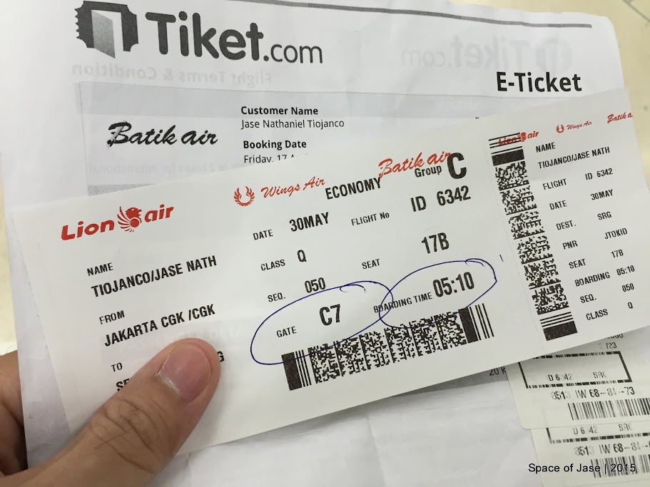 airline ticket to jakarta