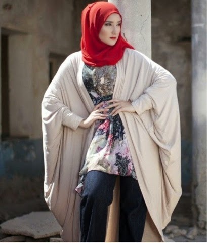 cardigan hijab style
