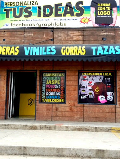 Graphlabs, 1, Carr. Transpeninsular 221, Ex-Ejido Chapultepec, 22785 Ensenada, B.C., México, Tienda de camisetas personalizadas | BC