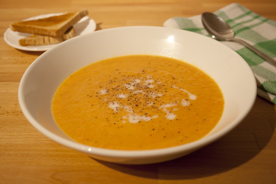 visionvegan: Karotten-Ingwer-Suppe