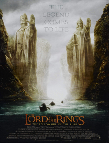 Poster de El Señor de los Anillos: La comunidad del anillo