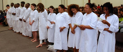 Les baptisés u moment de la profession de foi Les baptisés au moment de la profession de foi