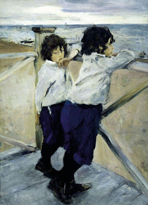 Valentin Serov - Children (Sasha and Yura Serov)
