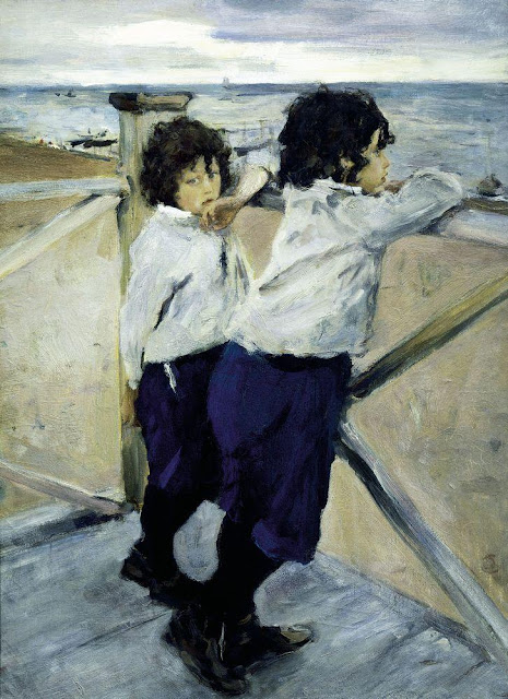 Valentin Serov - Children (Sasha and Yura Serov)