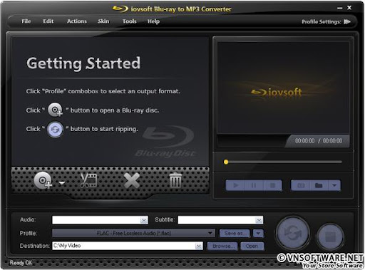 iovSoft Blu-ray to MP3 Converter