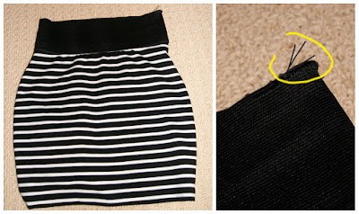 nice looking striped skirt