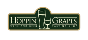 Hoppin' Grapes Wine and Beer Bar logo