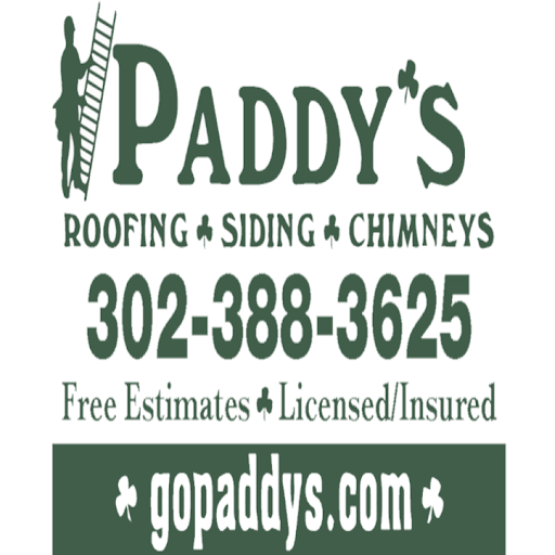 Paddy's Roofing, Siding and Chimneys logo
