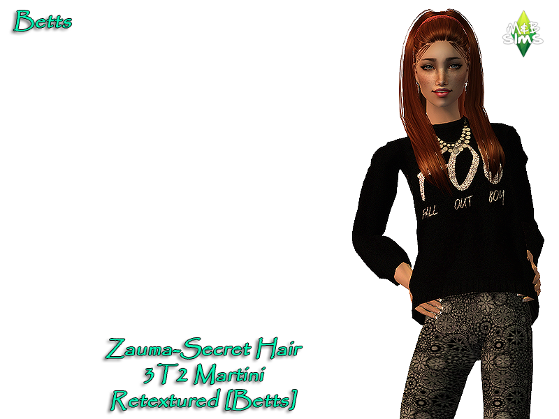 Zauma Secret Hair Converted&Retextured ZaumaSecret