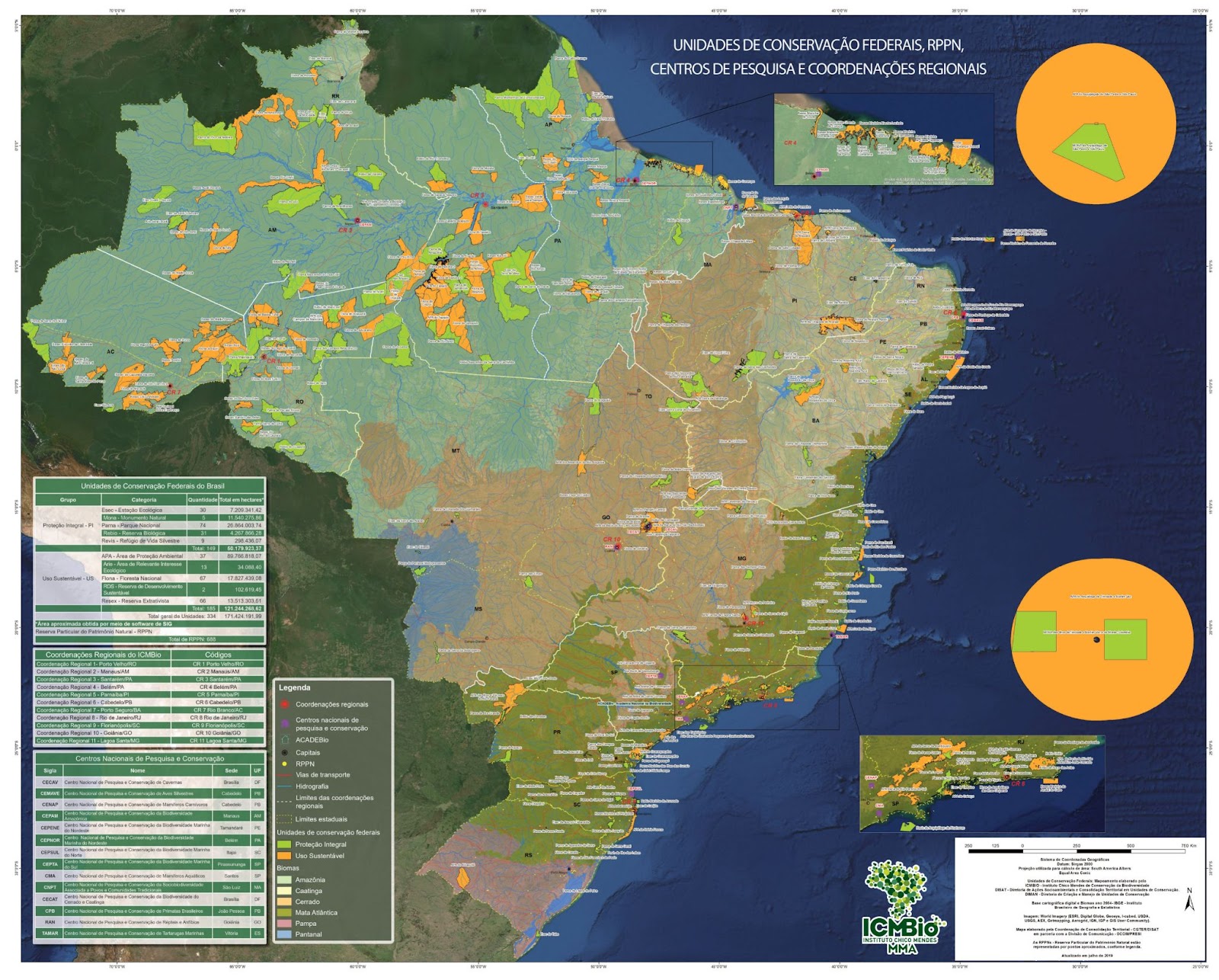 Conservação da biodiversidade com sig