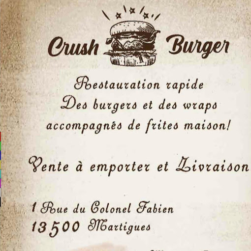 Crush burger logo