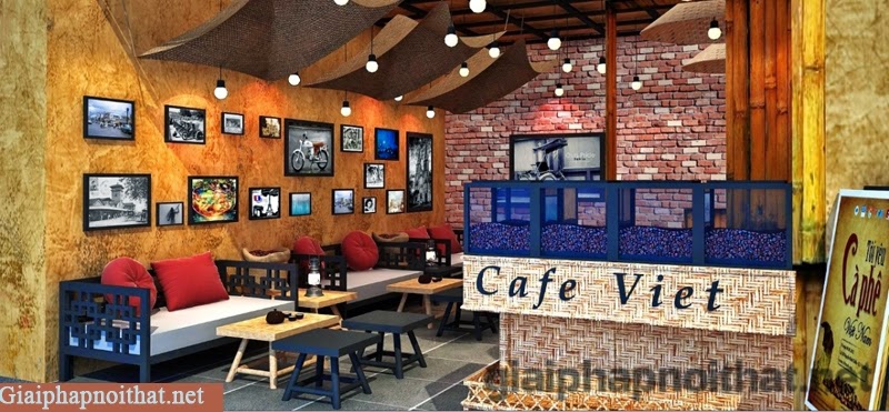 Thiết kế hệ thống quán cafe take away phong cách đẹp