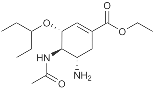Structure Of Oseltamivir Phosphate