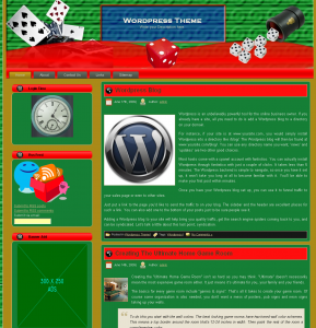 Online Casino And Poker Theme