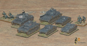 Panzers IV to I