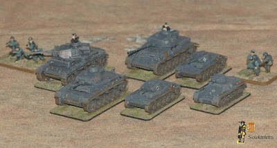 Panzers IV to I