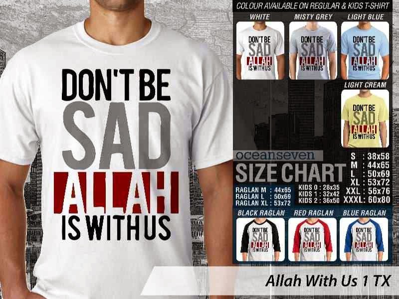 Kaos Muslim Allah With Us 1 TX
