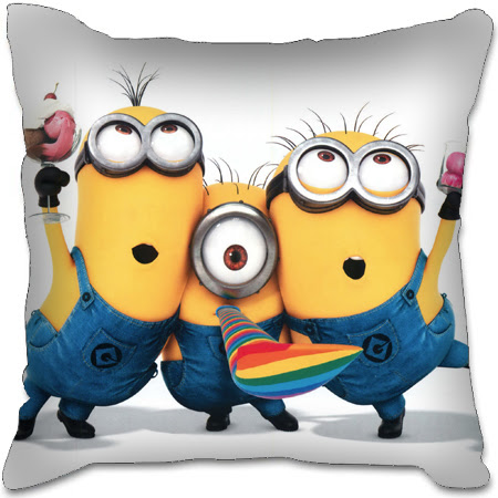 Despicable Me 2 Minion Kid Birthday Party Toy Plush Car Bed Chair Cushion Pillow