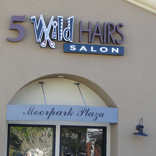 Five Wild Hairs & Threading Salon logo