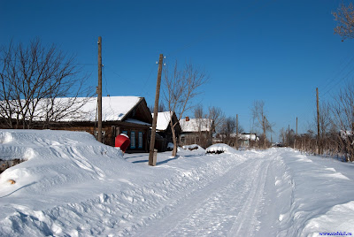 Вятская деревня Мишотино зимой