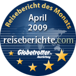 Reisebericht des Monats April 2009: reiseberichte.com - globetrotter.de