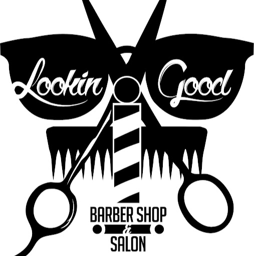 Lookin' Good Barbershop and Salon logo