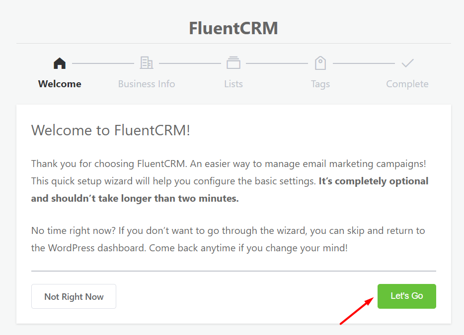 Getting started with FluentCRM