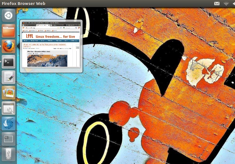 anteprime delle finestre dal Launcher di Ubuntu