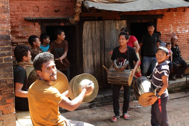 Traditional Music Performance at Bhaktapur