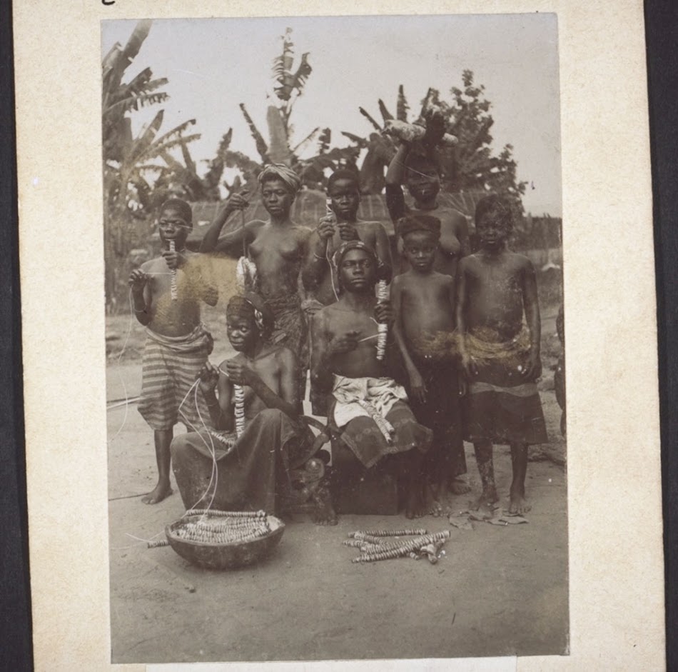 Women in Duala preparing Miondo. - BM Archives