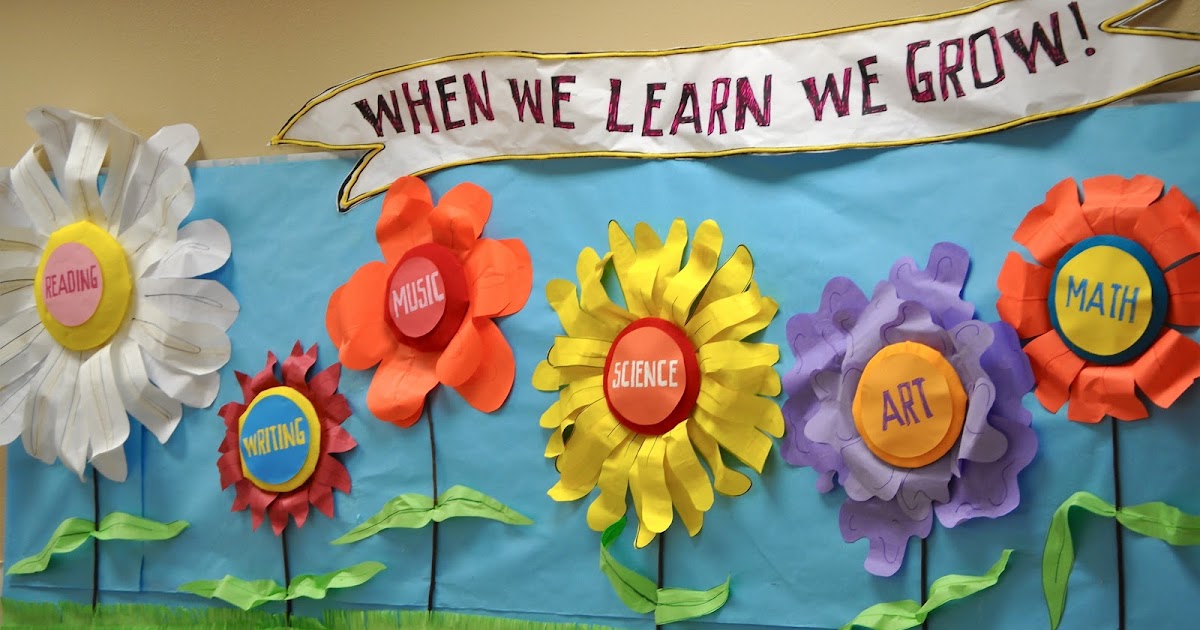 Ewe Hooo!: When We Learn We Grow! — Fun With Flowers At School.
