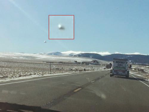 Ufo Invisible To The Naked Eye But Viewable In Cam Screen
