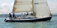 J/105 sailboat- sailing on Solent in J/105 EuroCup