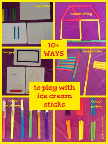 ways to play with ice cream sticks