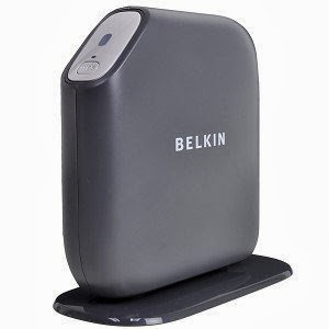  Belkin Share N300 300Mbps Wireless-N MIMO 4-Port Router - F7D2301