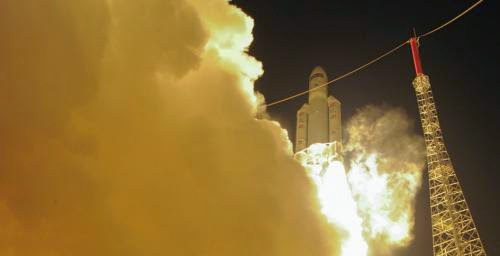 Esa Final Atv Resupply Spacecraft Launches To Space Station