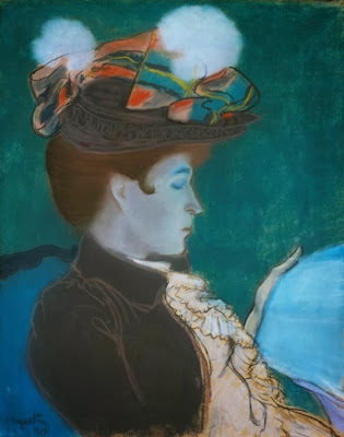 Louis Anquetin - Girl Reading a Newspaper Louis Anquetin - Girl Reading a Newspaper