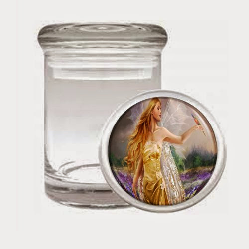  Odorless Air Tight Medical Glass Jar Fairies Design-006
