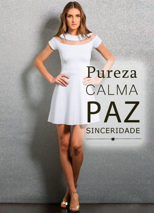 Look Ano Novo! vestido branco