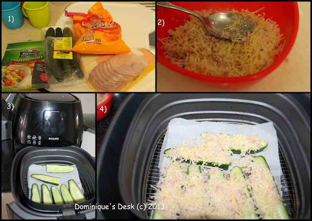 Making Courgettes Gratin in the Philips Avance XL AirFryer