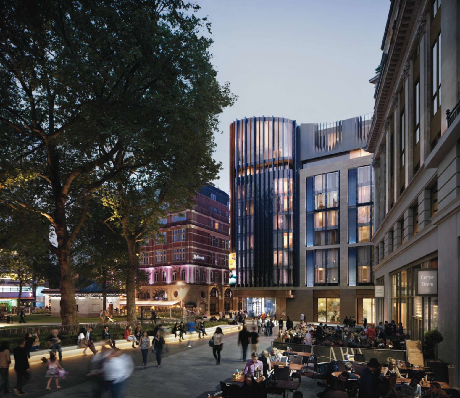 Londra, Regno Unito: [HOTEL PLANS IN LONDON’S LEICESTER SQUARE BY WOODS BAGOT]